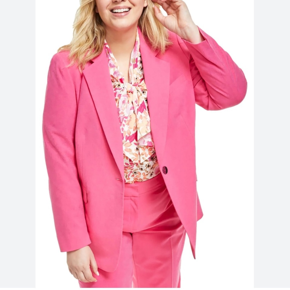 Bar 111 blazer Pink Classic Suit Jacket 2x lined pockets like new
